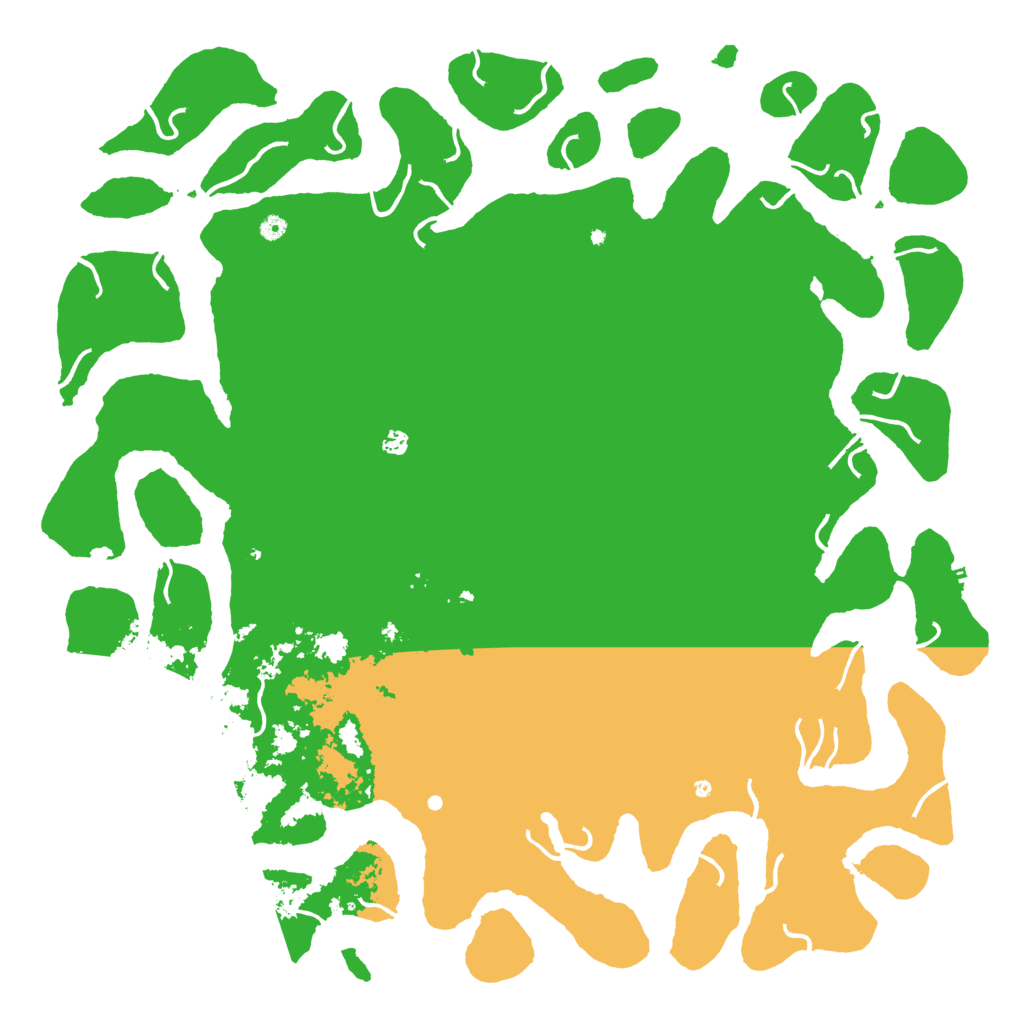 Biome Rust Map: Procedural Map, Size: 6000, Seed: 23187