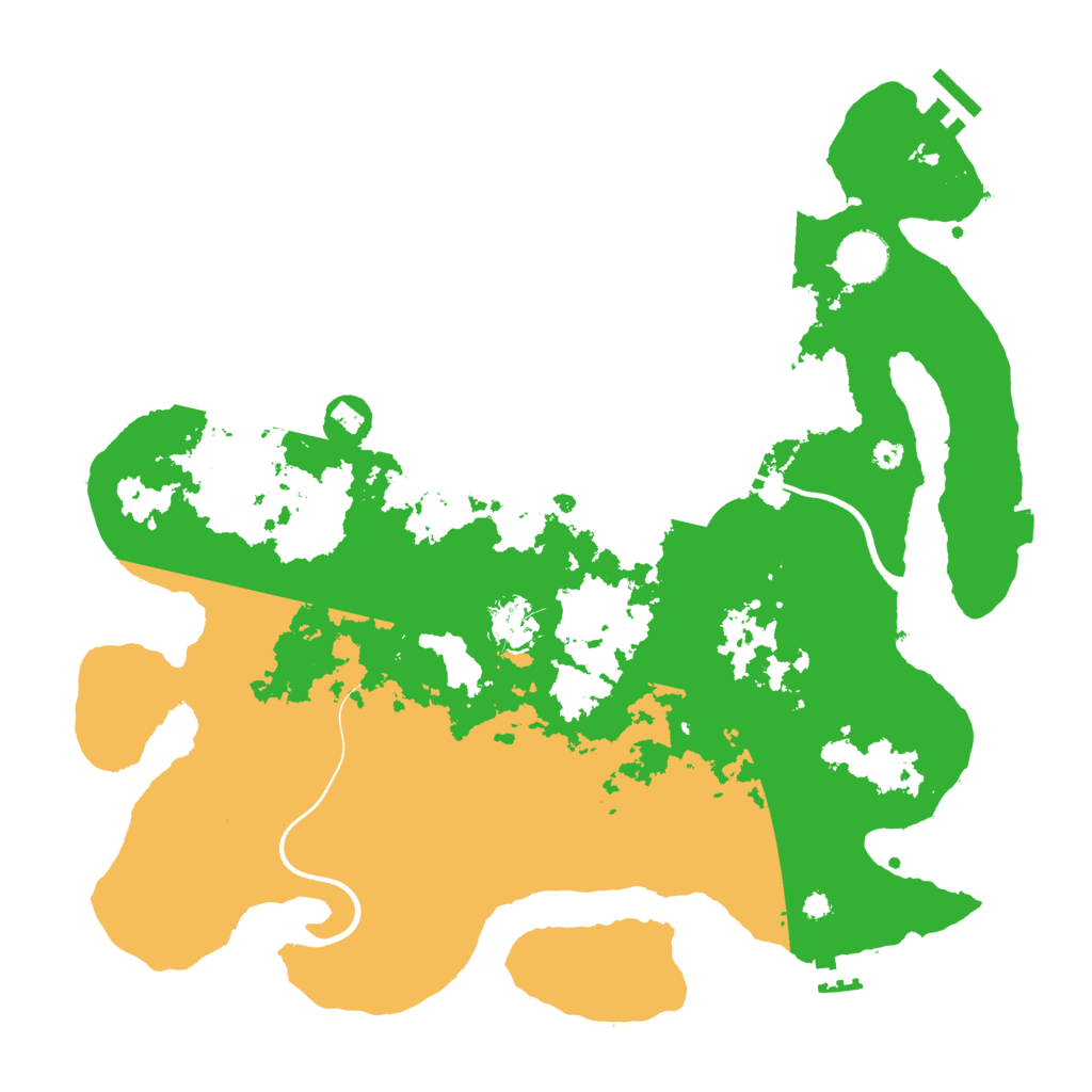 Biome Rust Map: Procedural Map, Size: 3750, Seed: 1733453604