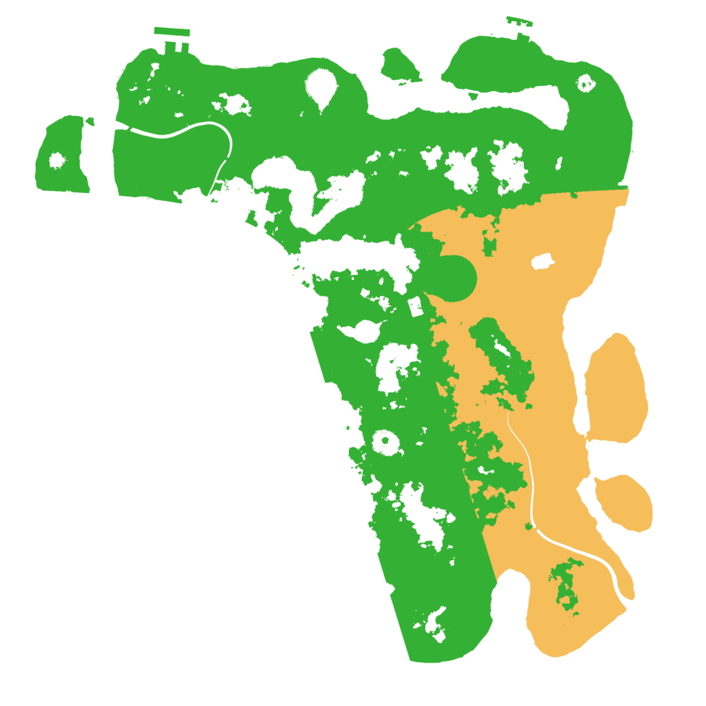 Biome Rust Map: Procedural Map, Size: 4000, Seed: 21083103