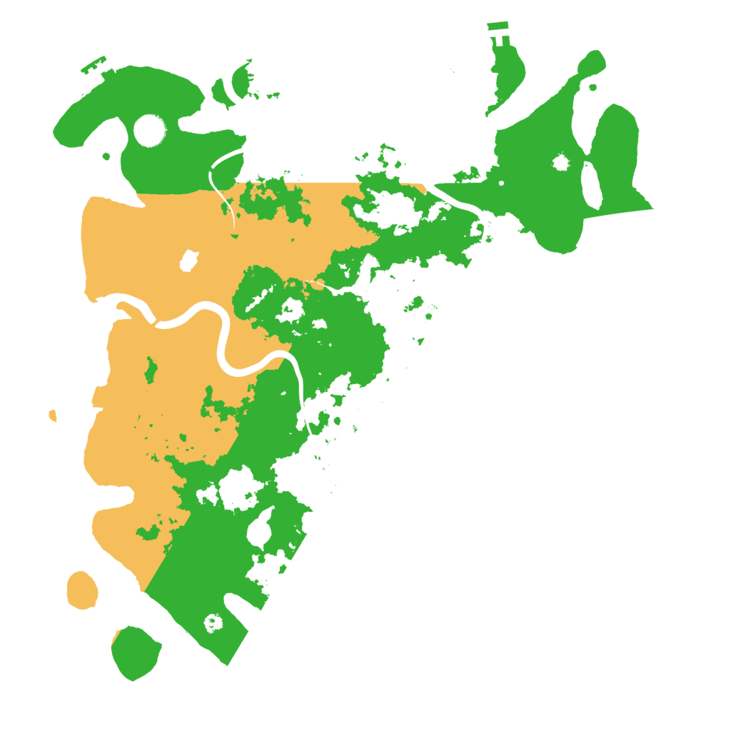 Biome Rust Map: Procedural Map, Size: 4000, Seed: 1058135805