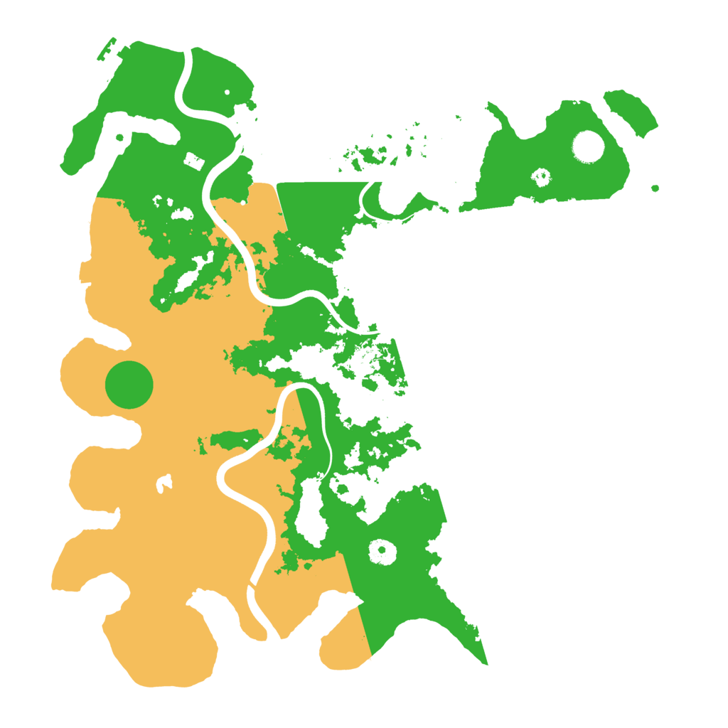 Biome Rust Map: Procedural Map, Size: 4000, Seed: 2147446940