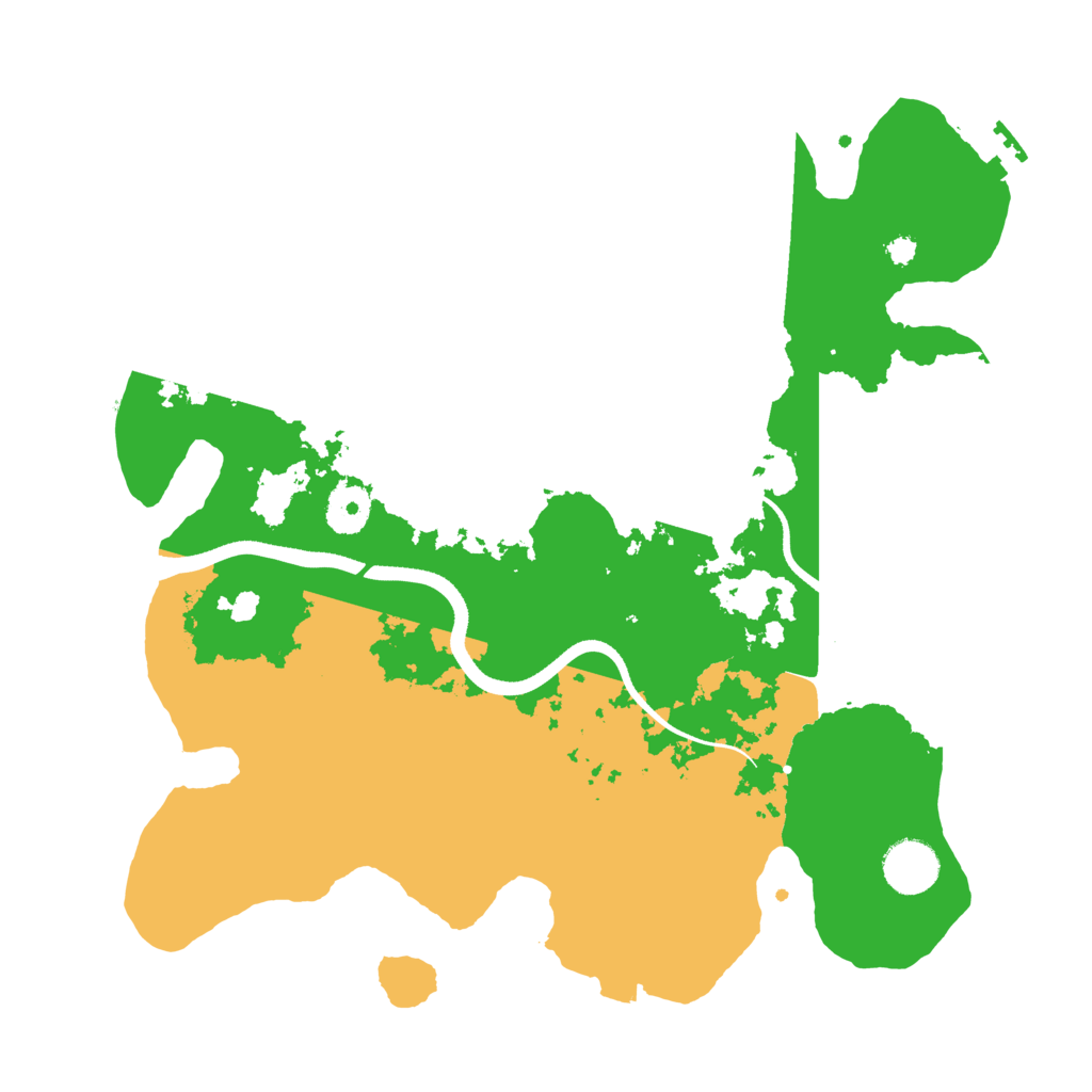Biome Rust Map: Procedural Map, Size: 3500, Seed: 2082585942