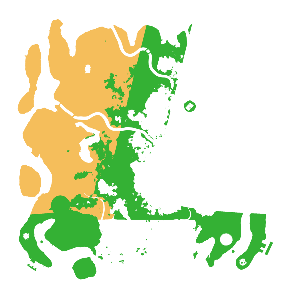 Biome Rust Map: Procedural Map, Size: 4250, Seed: 6805