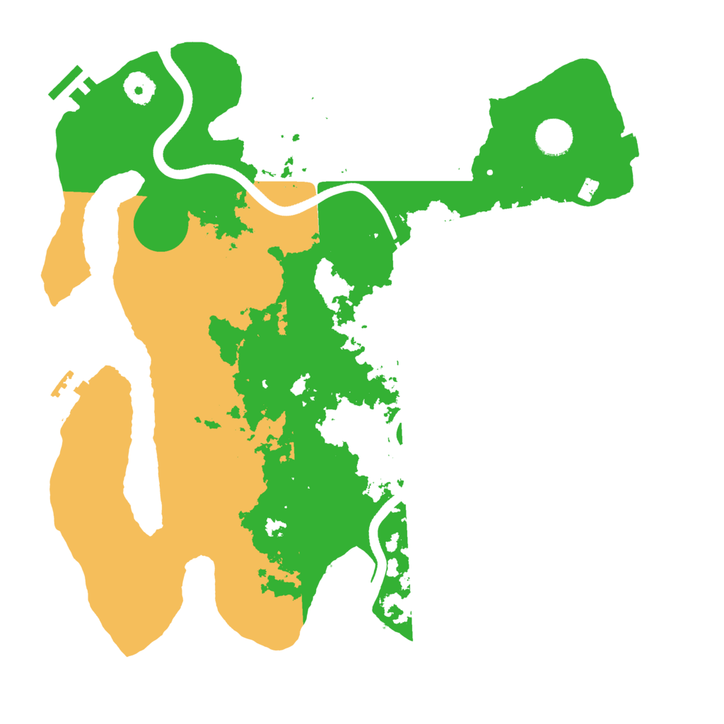 Biome Rust Map: Procedural Map, Size: 3500, Seed: 4353148