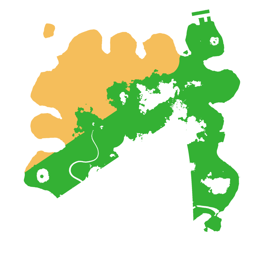 Biome Rust Map: Procedural Map, Size: 3000, Seed: 2423241