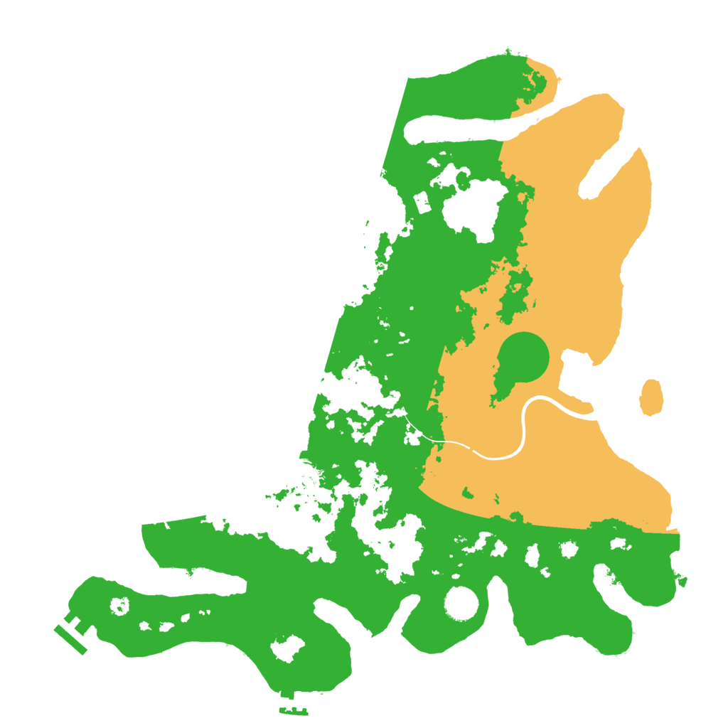 Biome Rust Map: Procedural Map, Size: 3800, Seed: 3082021