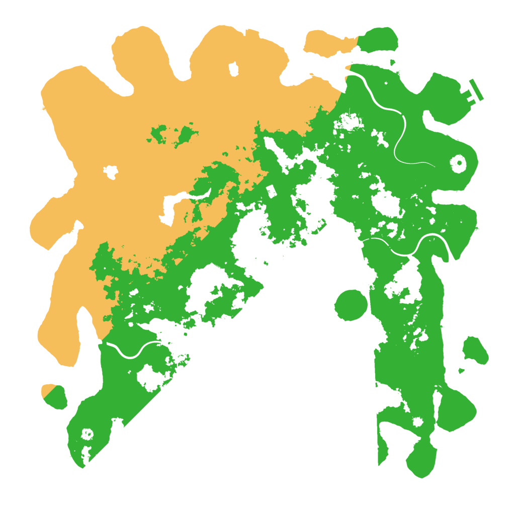 Biome Rust Map: Procedural Map, Size: 4500, Seed: 784759808