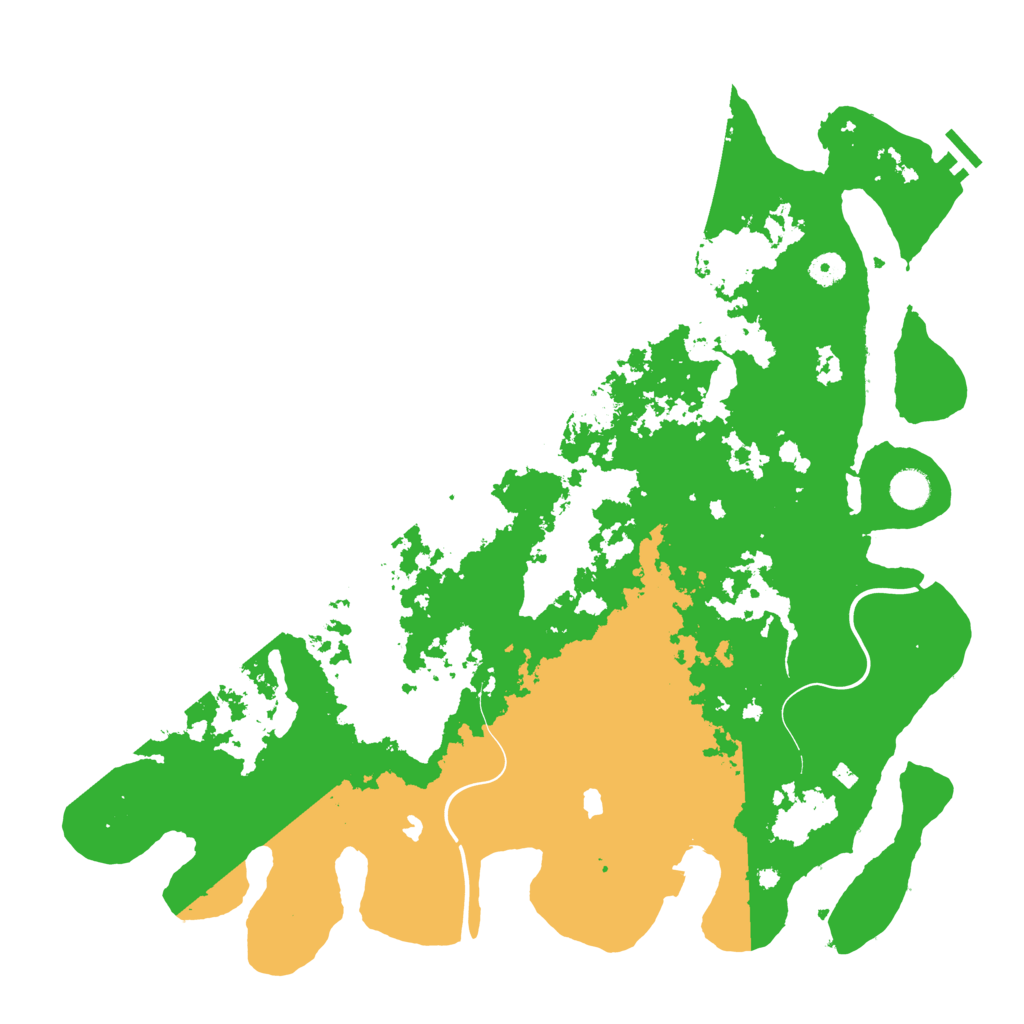 Biome Rust Map: Procedural Map, Size: 4500, Seed: 1502