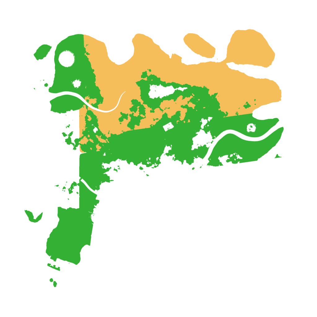 Biome Rust Map: Procedural Map, Size: 3500, Seed: 717827969