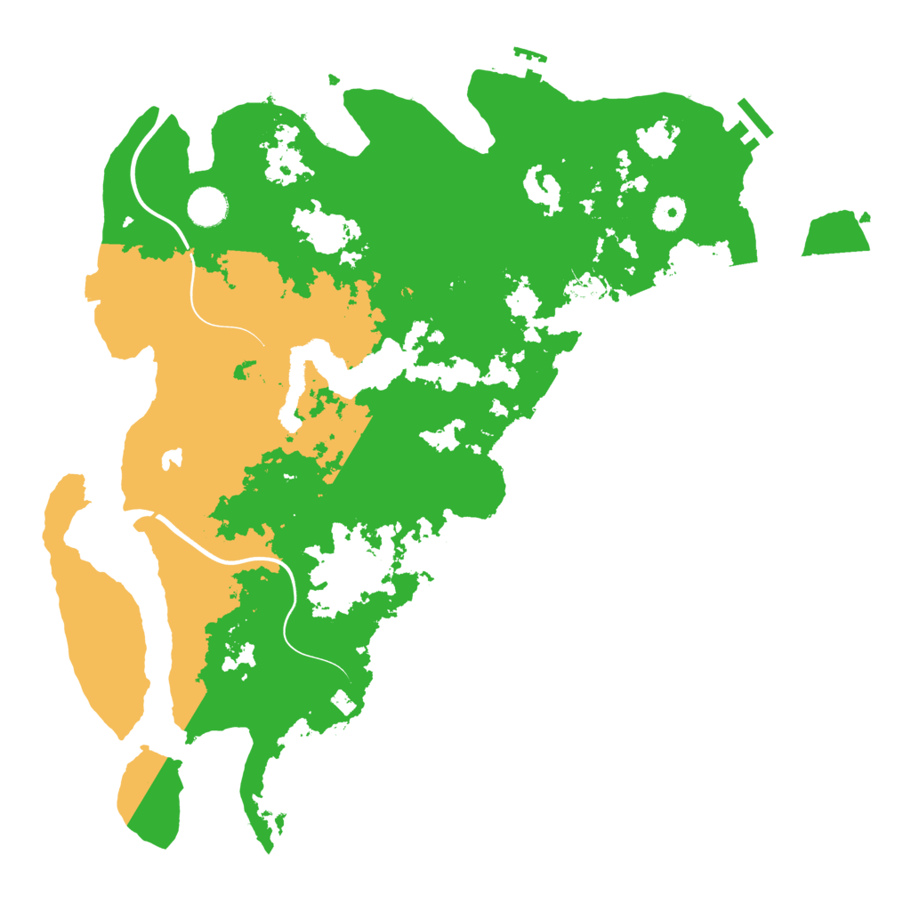 Biome Rust Map: Procedural Map, Size: 4000, Seed: 180321