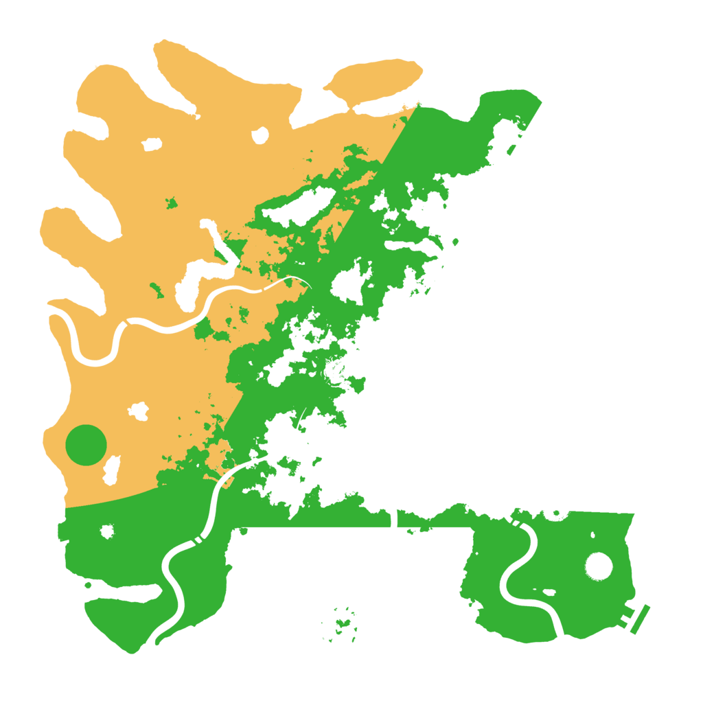 Biome Rust Map: Procedural Map, Size: 4500, Seed: 702782051