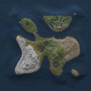 Thumbnail Rust Map: Procedural Map, Size: 2000, Seed: 13826, 3 Monuments