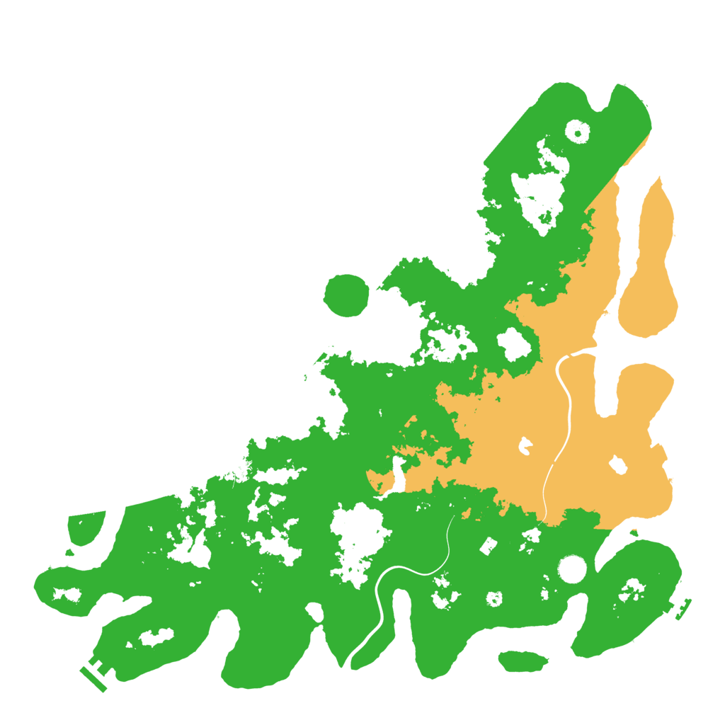 Biome Rust Map: Procedural Map, Size: 4500, Seed: 17623123