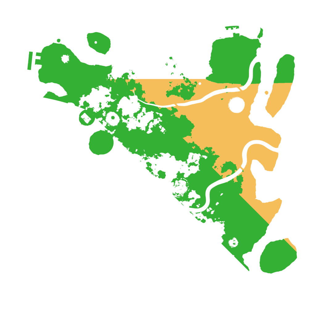 Biome Rust Map: Procedural Map, Size: 3500, Seed: 733839616