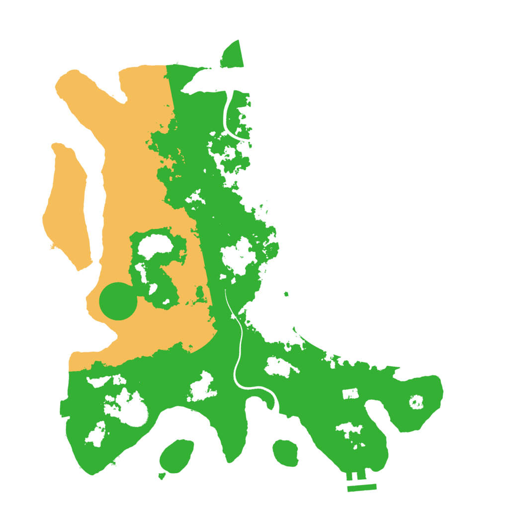 Biome Rust Map: Procedural Map, Size: 3525, Seed: 5685150