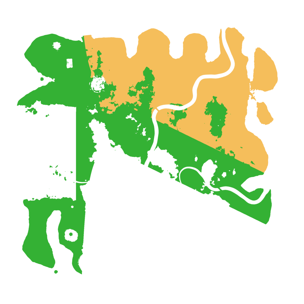 Biome Rust Map: Procedural Map, Size: 3500, Seed: 1161394520