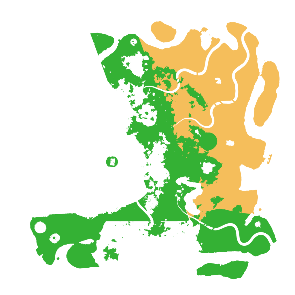 Biome Rust Map: Procedural Map, Size: 4500, Seed: 584