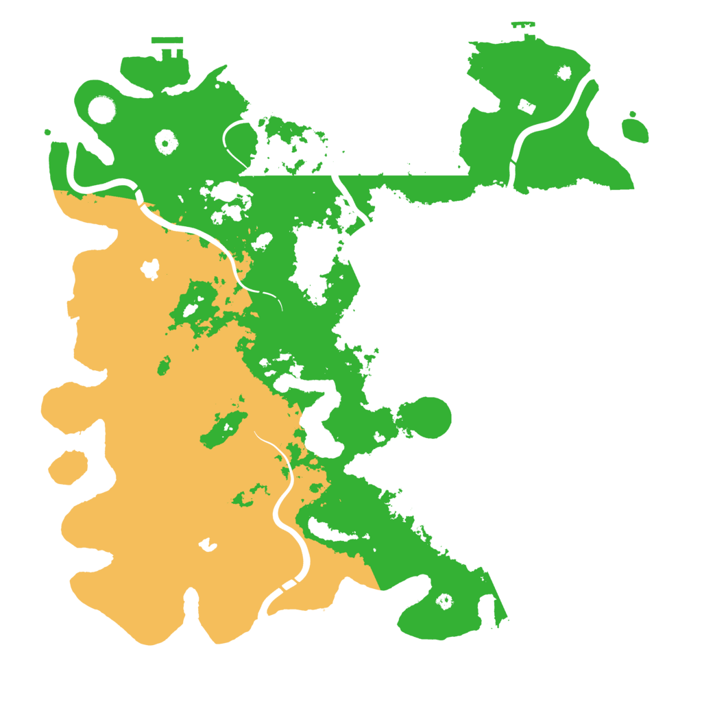 Biome Rust Map: Procedural Map, Size: 4500, Seed: 2455