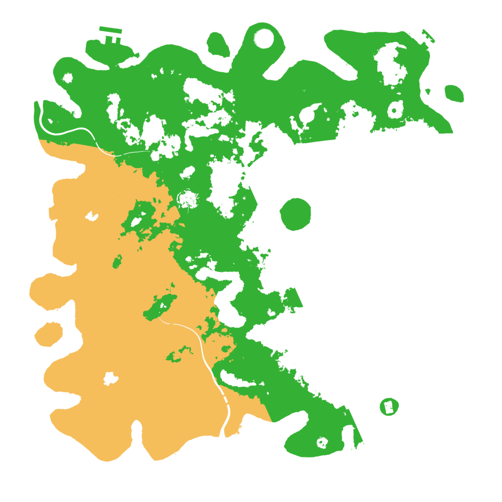 Biome Rust Map: Procedural Map, Size: 4500, Seed: 2455