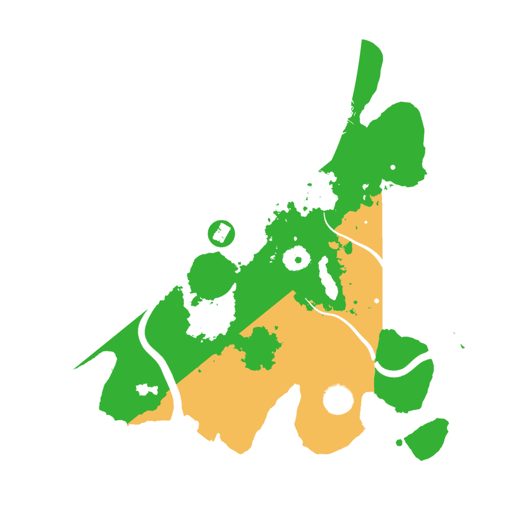 Biome Rust Map: Procedural Map, Size: 3000, Seed: 544523