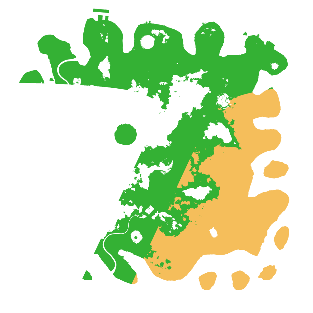 Biome Rust Map: Procedural Map, Size: 4000, Seed: 876
