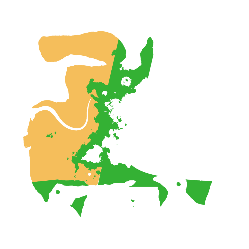 Biome Rust Map: Procedural Map, Size: 2500, Seed: 1516544774