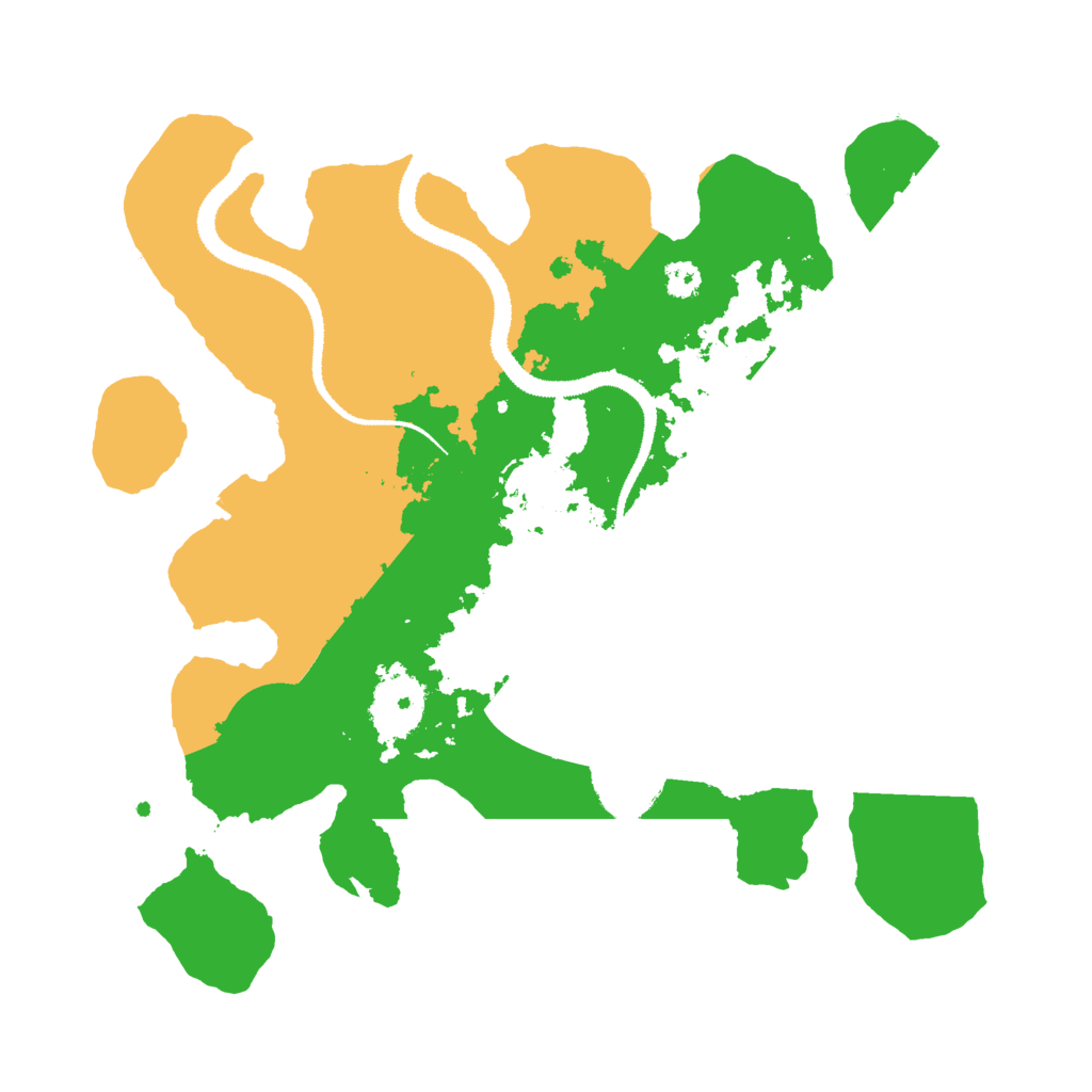 Biome Rust Map: Procedural Map, Size: 3000, Seed: 847955