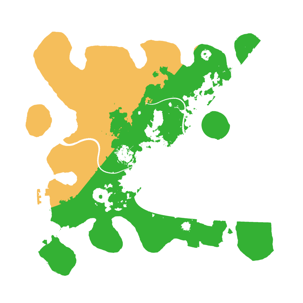 Biome Rust Map: Procedural Map, Size: 3000, Seed: 847955