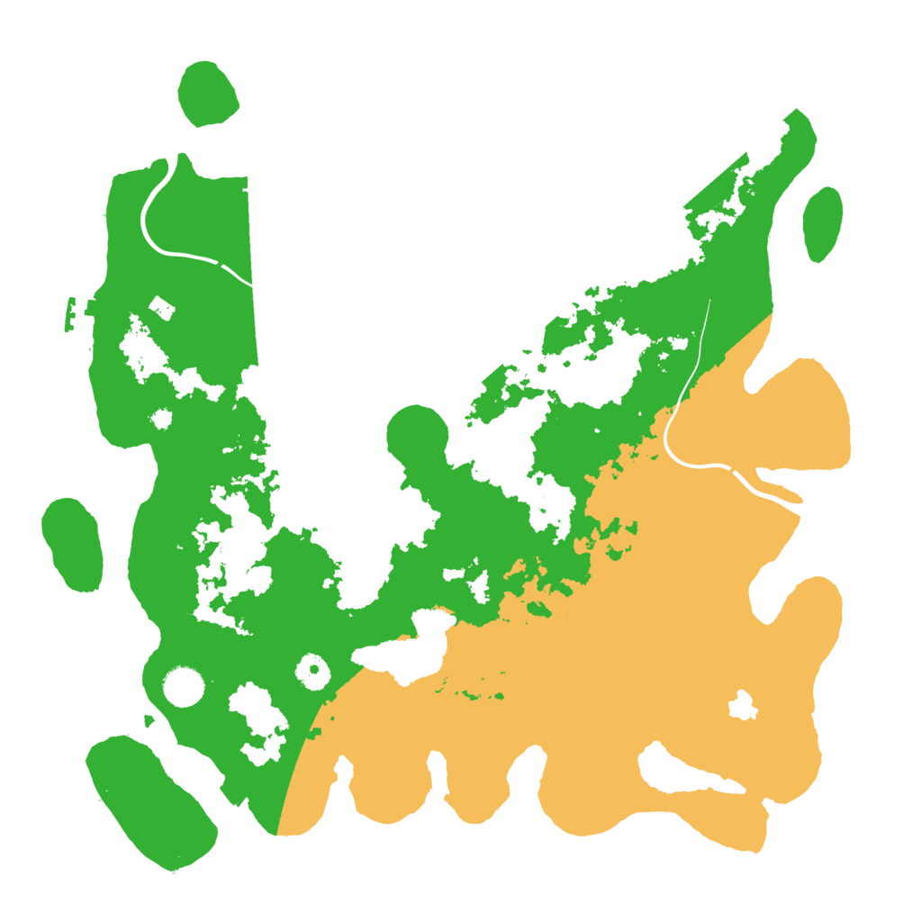 Biome Rust Map: Procedural Map, Size: 4000, Seed: 5622