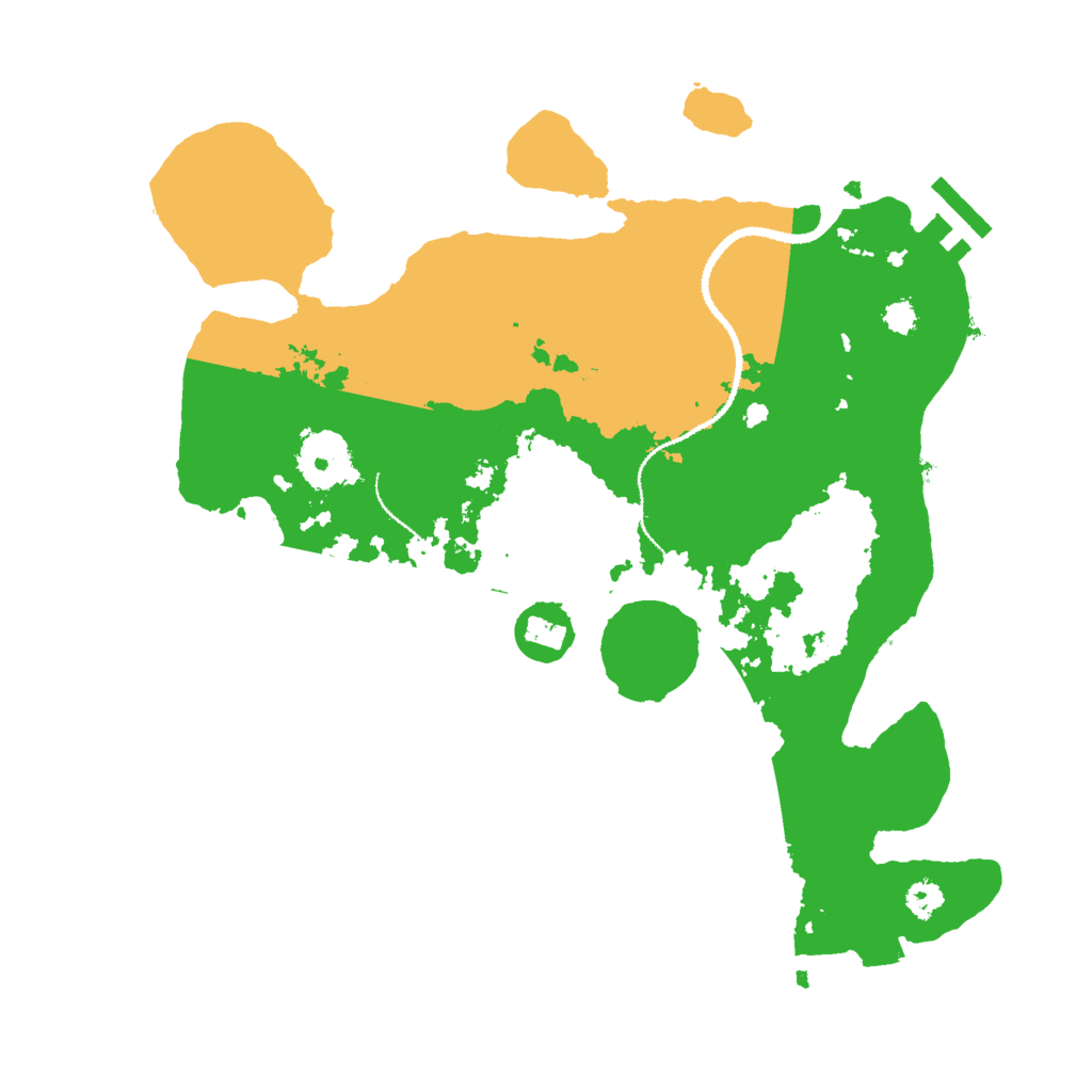 Biome Rust Map: Procedural Map, Size: 3000, Seed: 807640