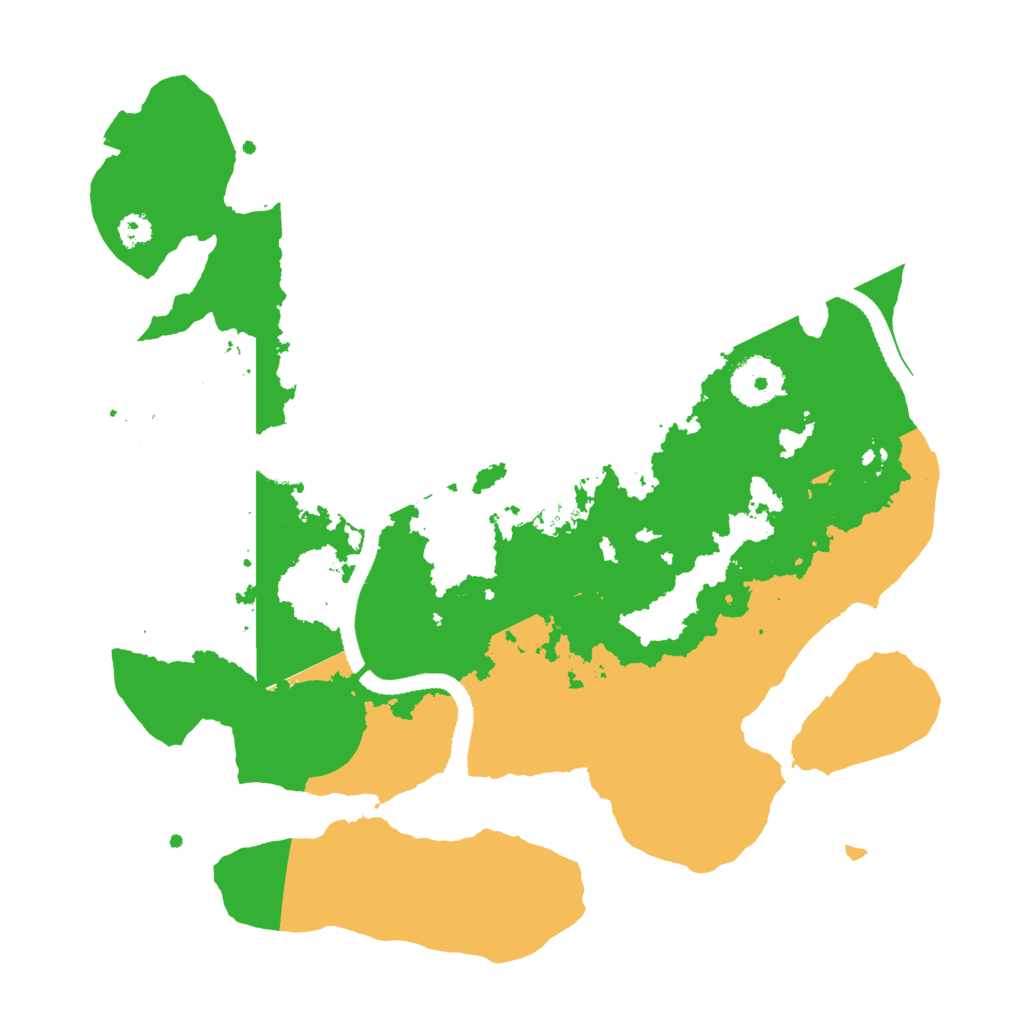 Biome Rust Map: Procedural Map, Size: 3100, Seed: 63866395