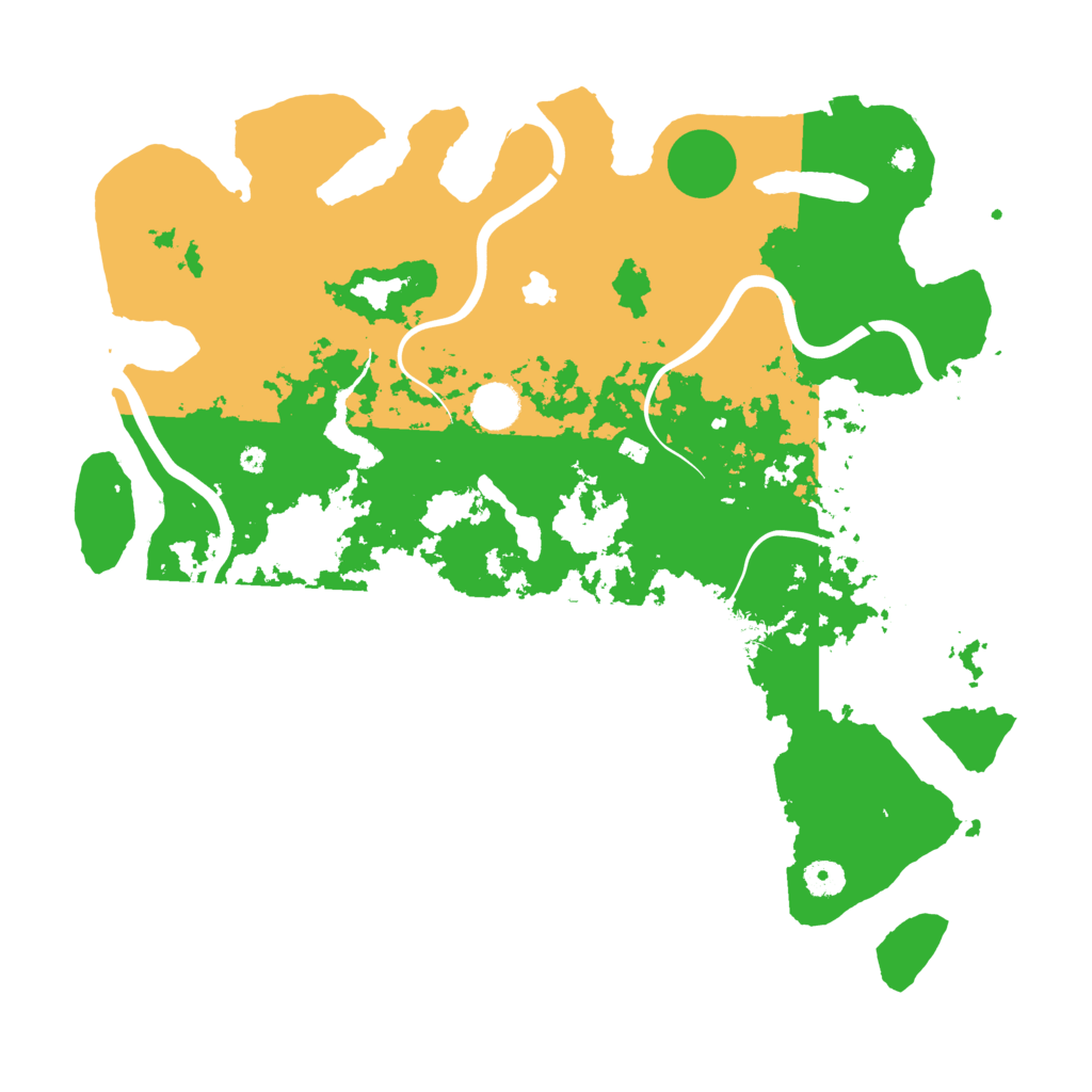 Biome Rust Map: Procedural Map, Size: 4200, Seed: 1235232
