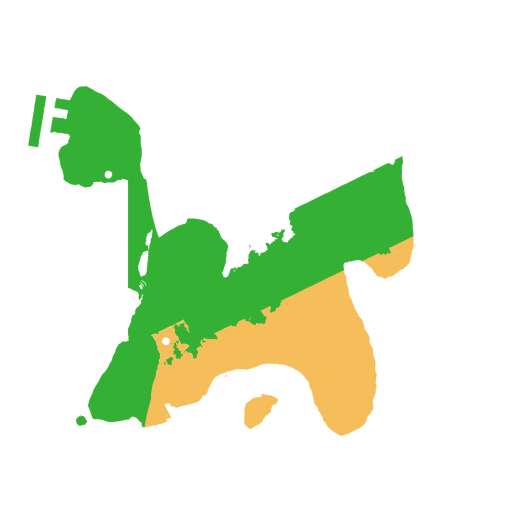 Biome Rust Map: Procedural Map, Size: 2000, Seed: 186