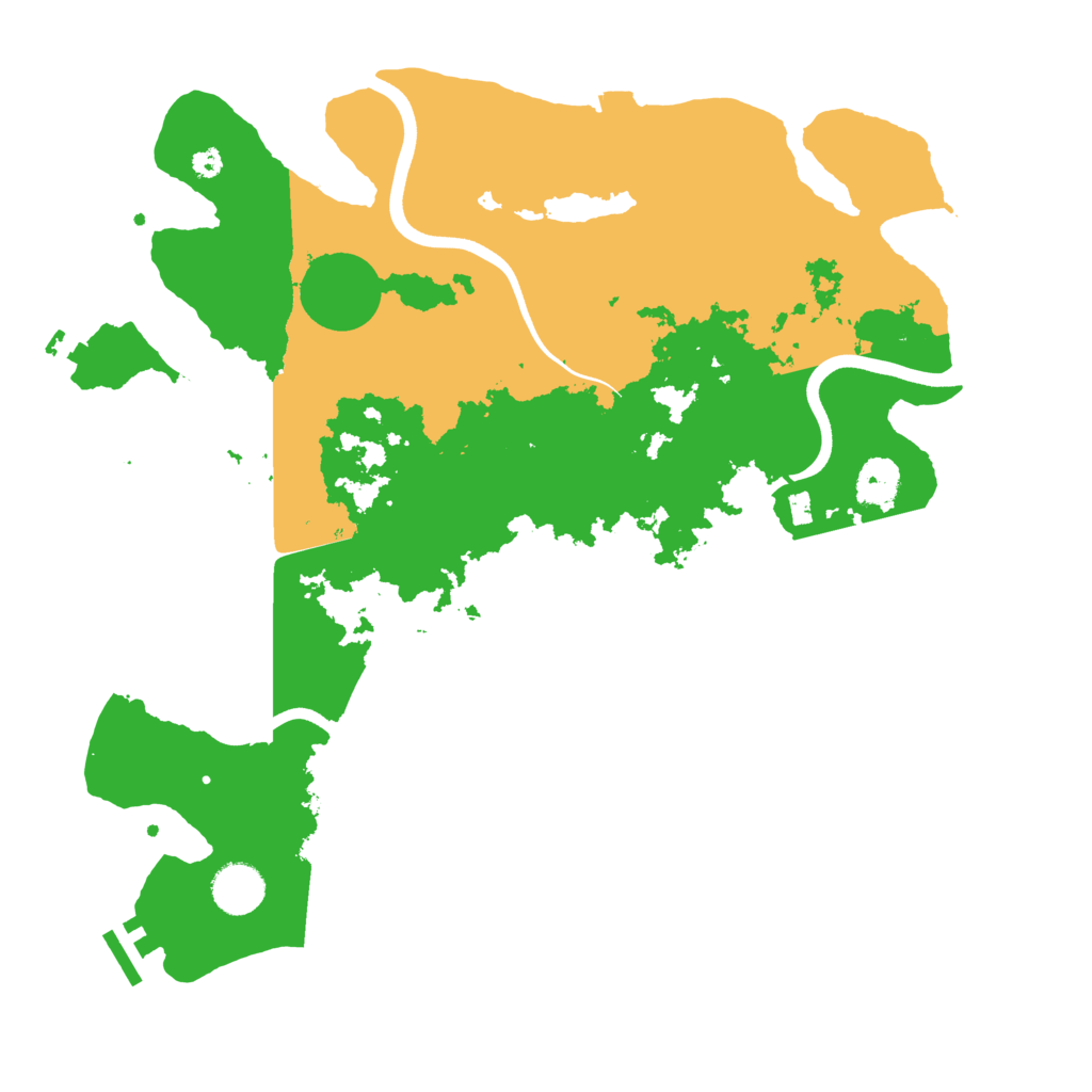 Biome Rust Map: Procedural Map, Size: 3700, Seed: 1341869870