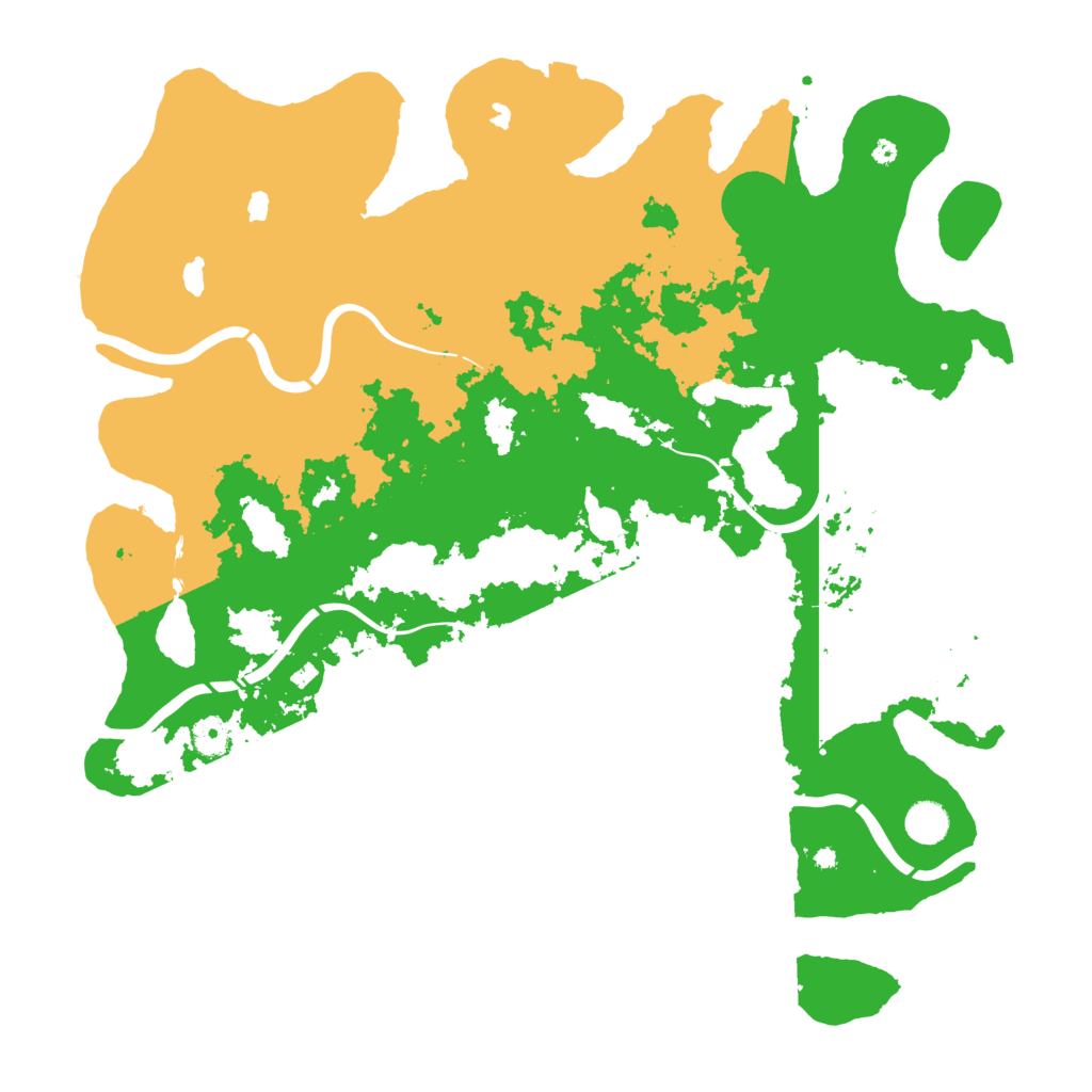Biome Rust Map: Procedural Map, Size: 4500, Seed: 120