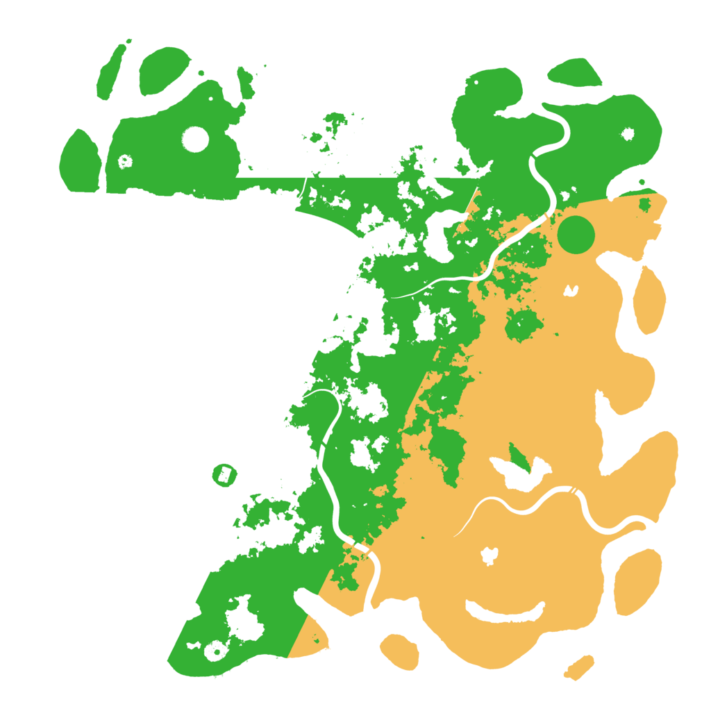 Biome Rust Map: Procedural Map, Size: 5000, Seed: 143634539