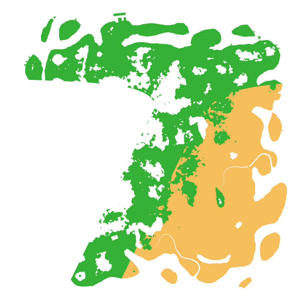 Biome Rust Map: Procedural Map, Size: 5000, Seed: 143634539