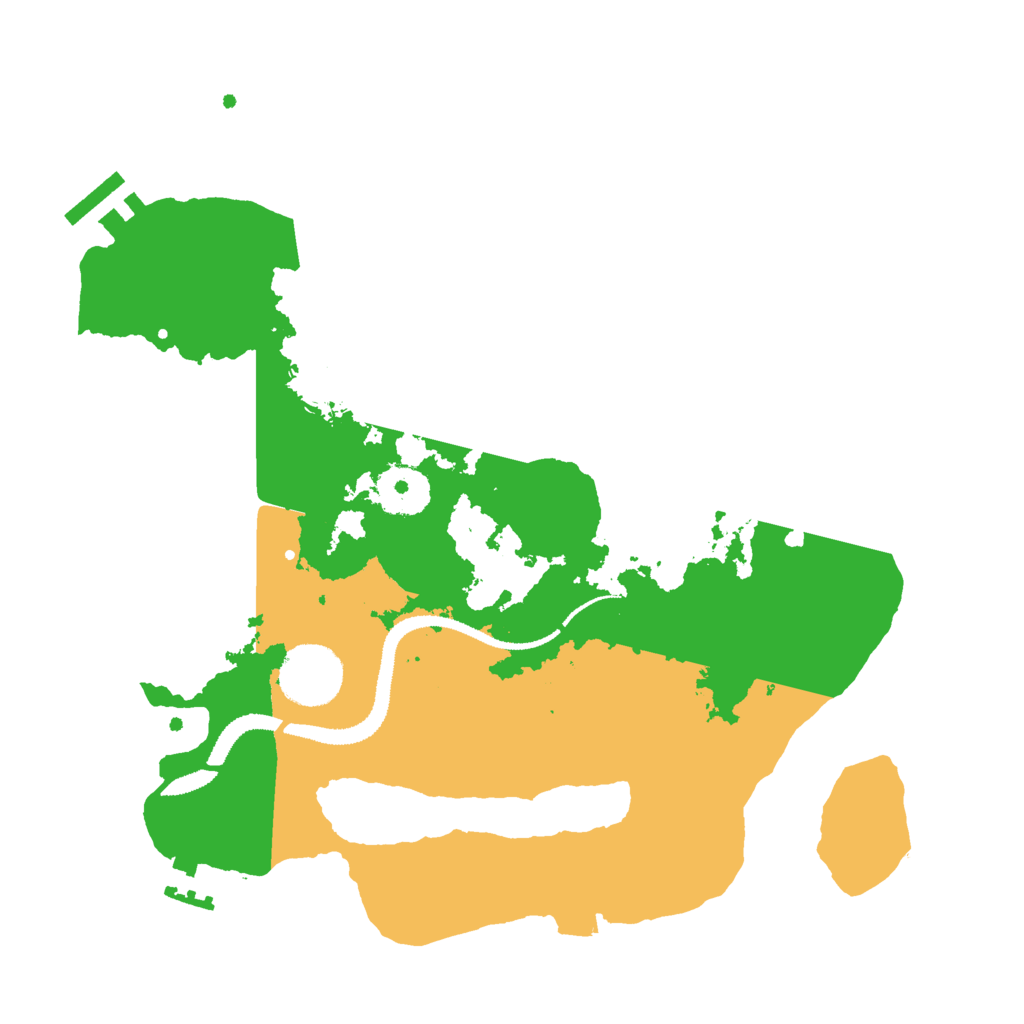 Biome Rust Map: Procedural Map, Size: 3000, Seed: 498