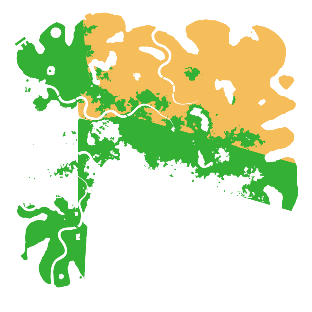 Biome Rust Map: Procedural Map, Size: 5200, Seed: 114686516