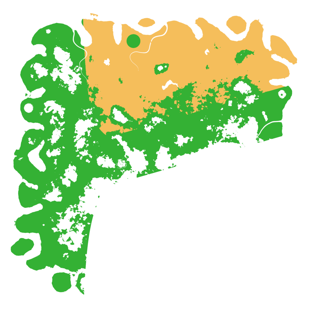 Biome Rust Map: Procedural Map, Size: 6000, Seed: 23031993