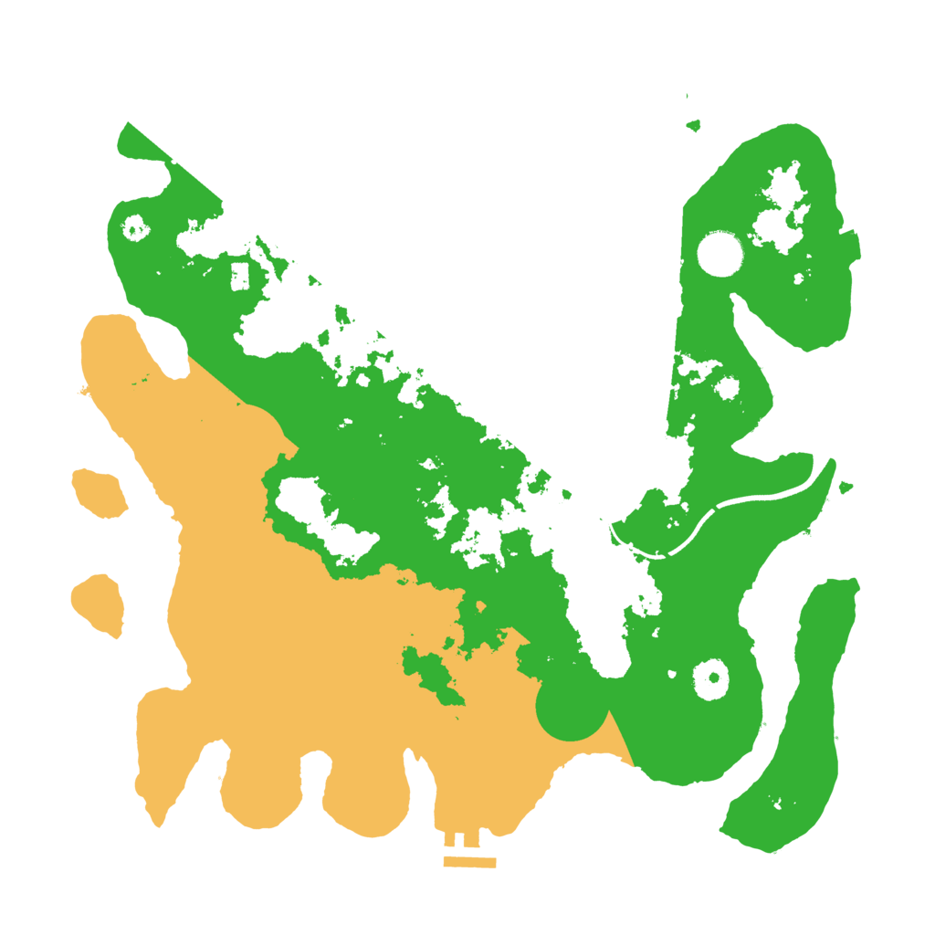 Biome Rust Map: Procedural Map, Size: 3600, Seed: 695726190