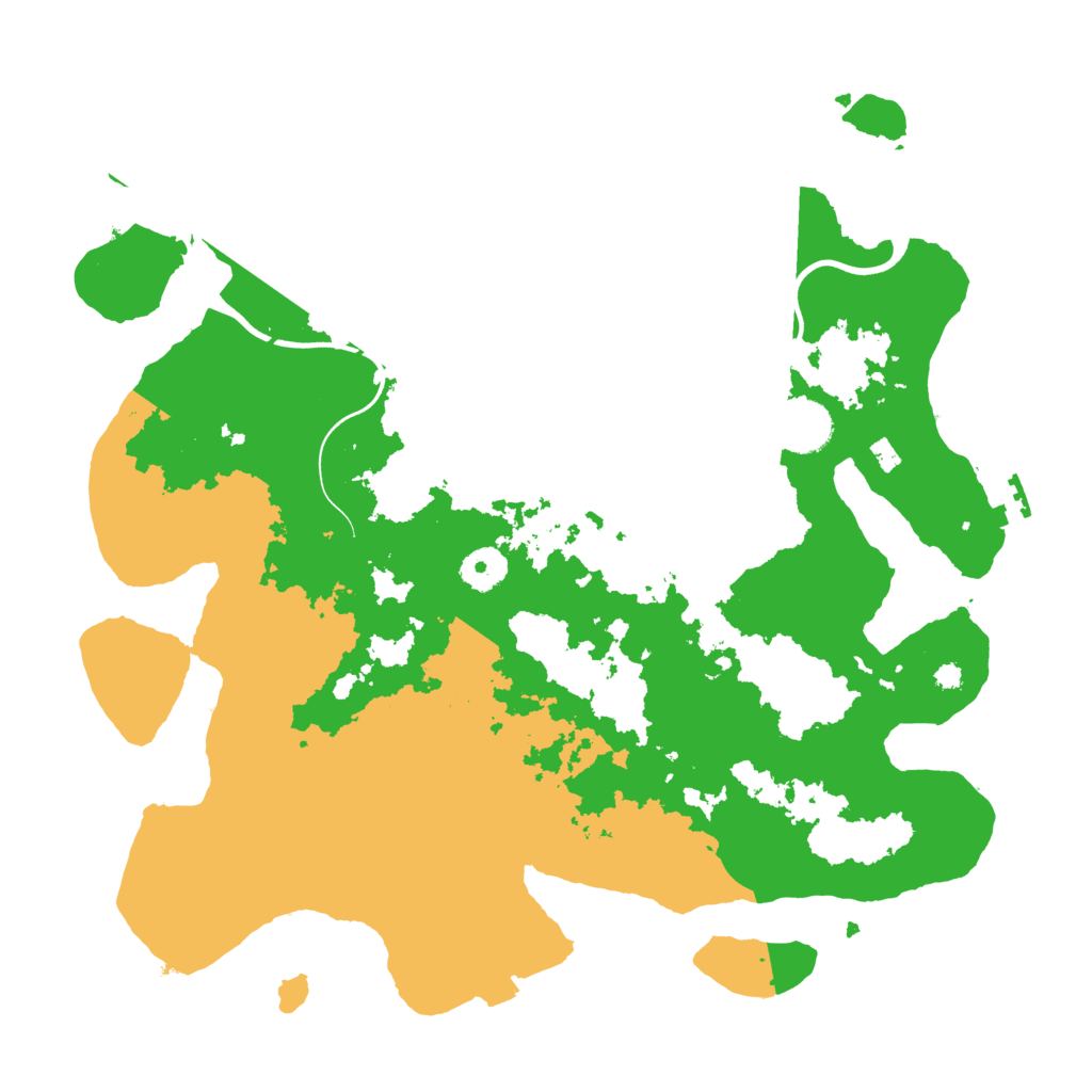 Biome Rust Map: Procedural Map, Size: 3700, Seed: 1900030505