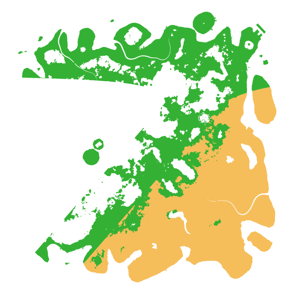 Biome Rust Map: Procedural Map, Size: 5000, Seed: 5723