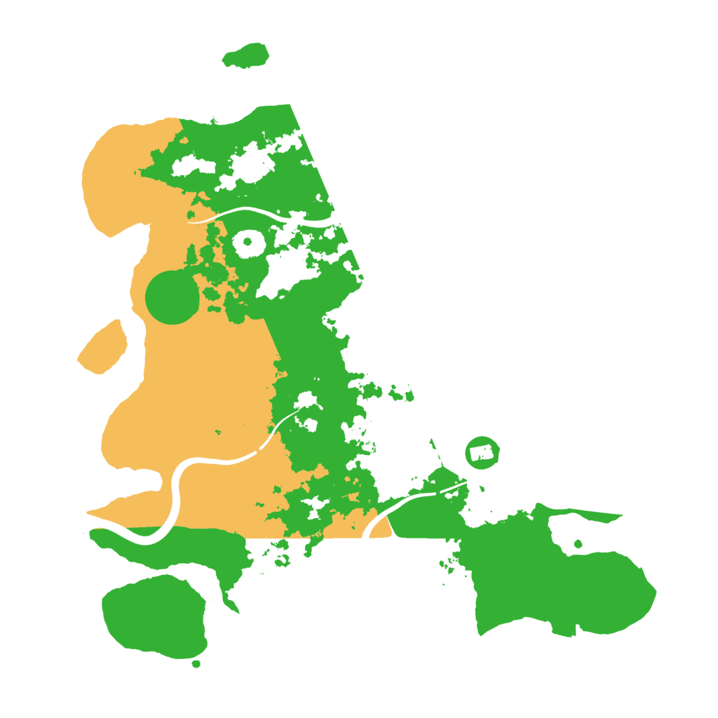 Biome Rust Map: Procedural Map, Size: 3500, Seed: 1226286354