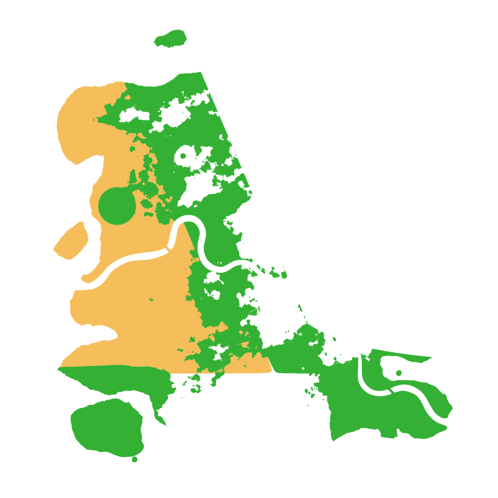 Biome Rust Map: Procedural Map, Size: 3500, Seed: 1226286354