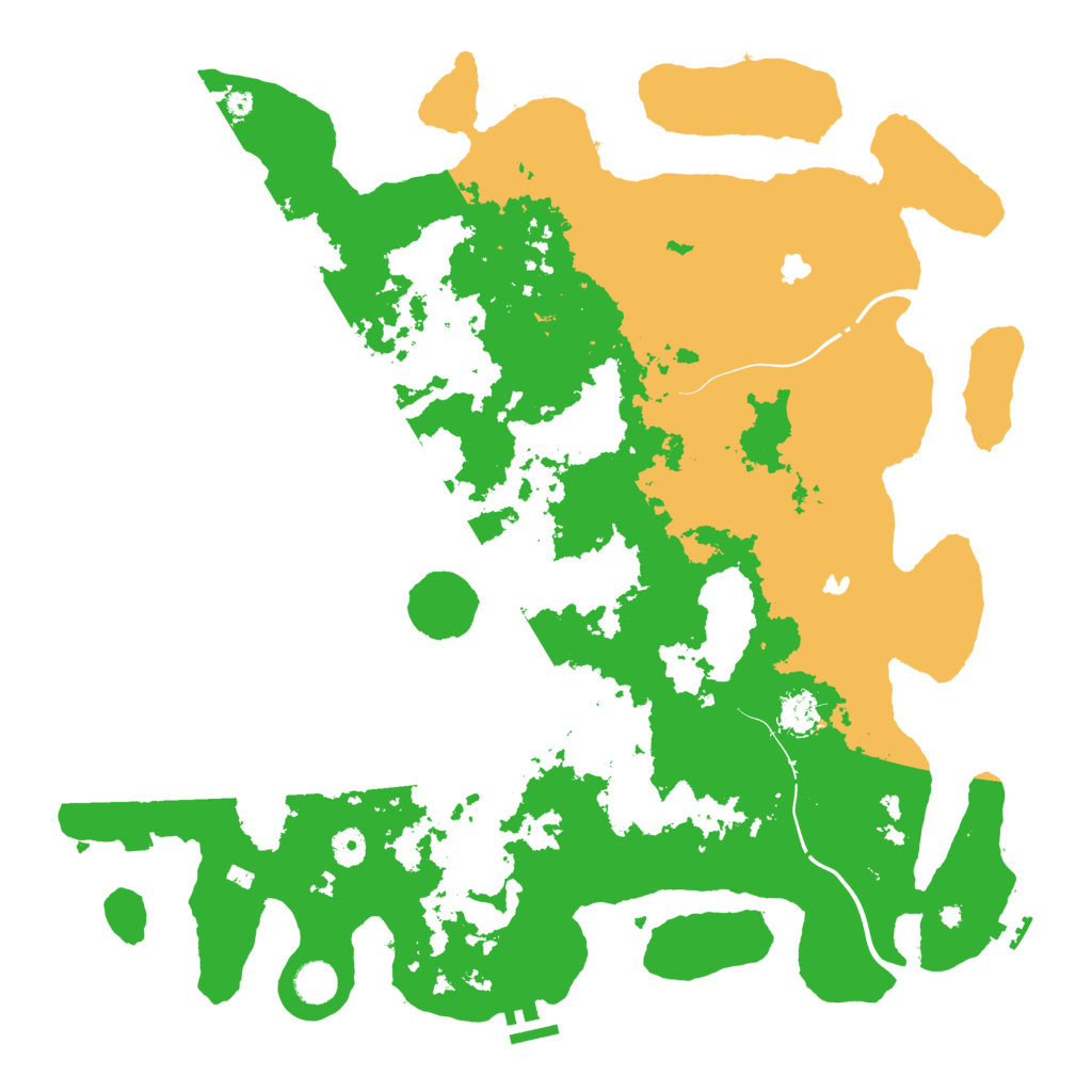 Biome Rust Map: Procedural Map, Size: 4500, Seed: 30041978