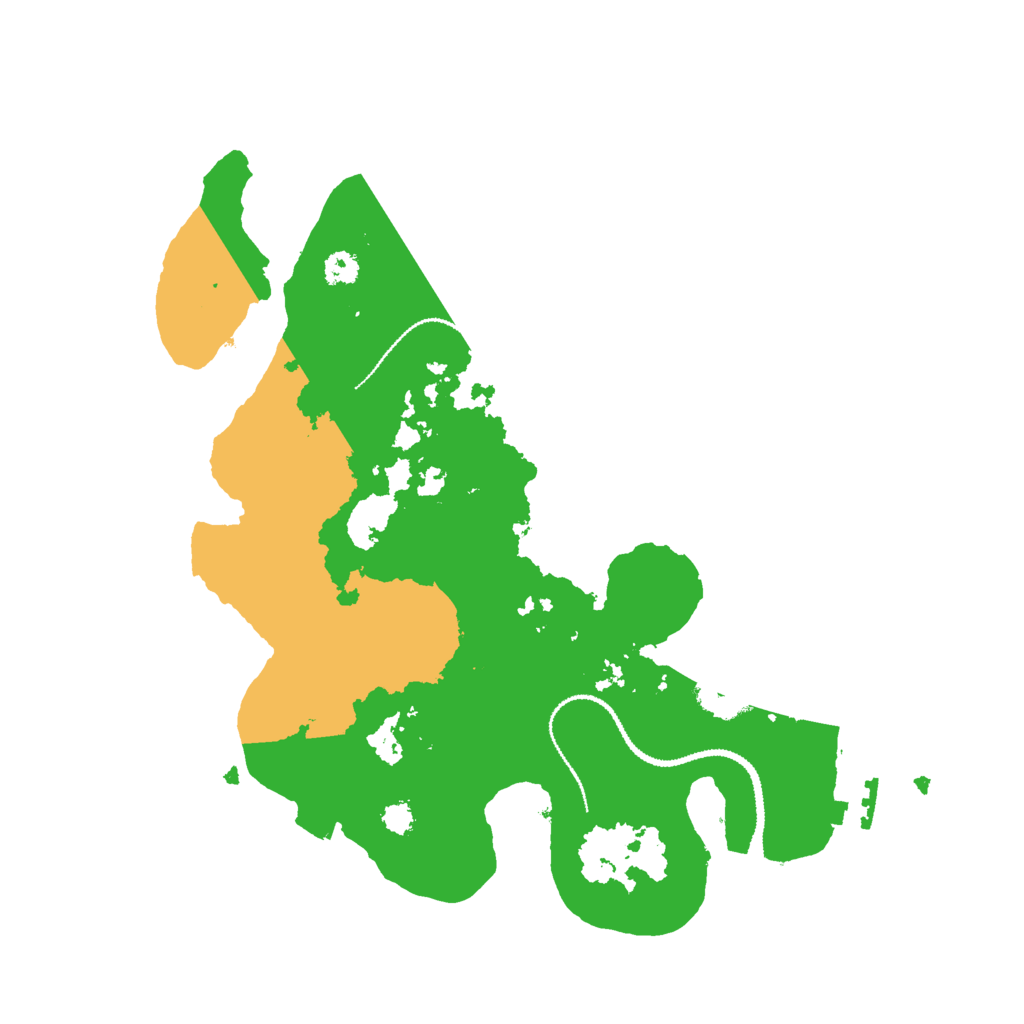 Biome Rust Map: Procedural Map, Size: 3000, Seed: 561984