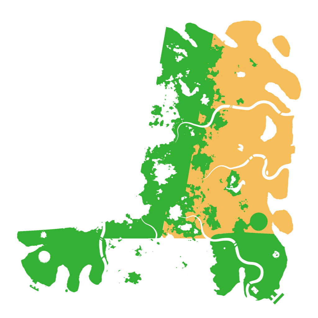Biome Rust Map: Procedural Map, Size: 4750, Seed: 997133541