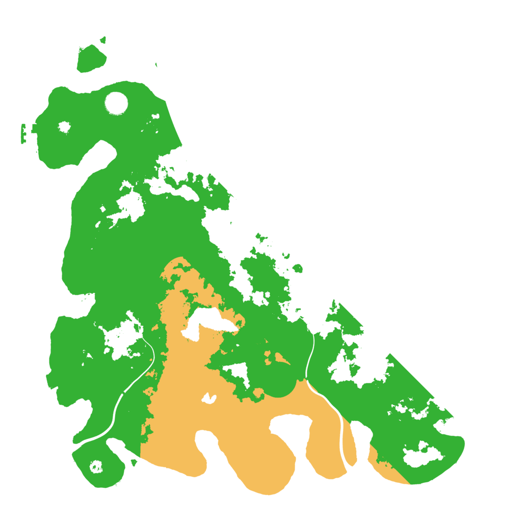 Biome Rust Map: Procedural Map, Size: 4000, Seed: 52925177