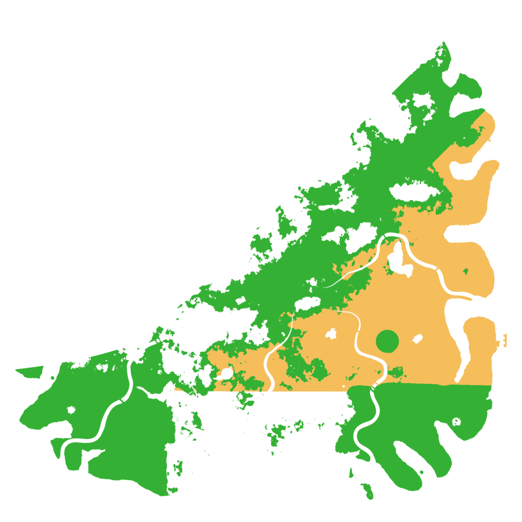 Biome Rust Map: Procedural Map, Size: 6000, Seed: 112286062